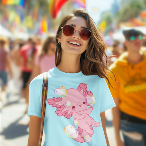 Rainbow Axolotl TShirt