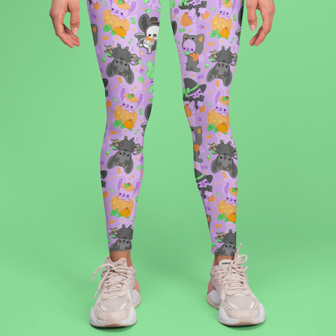 Halloween Bright Bat Leggings