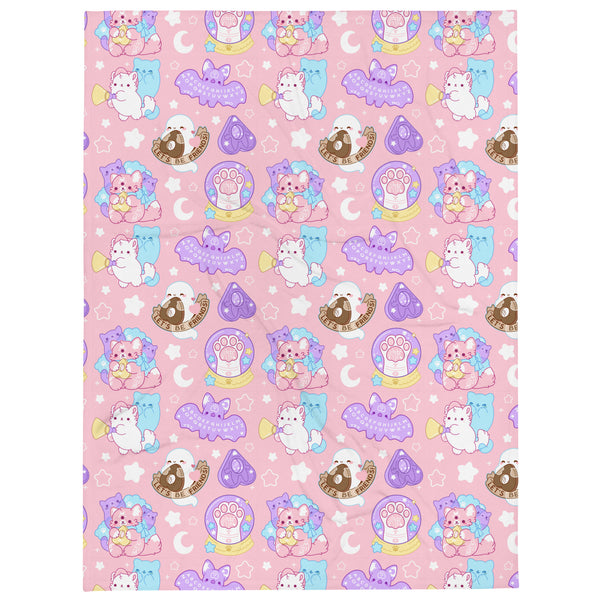 Paranormal Nuggets (Pastel) Throw Blanket