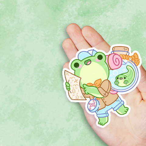 Adventure Frogs Vinyl Sticker