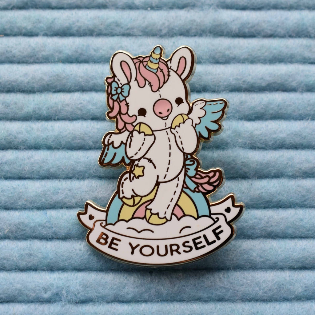 Be Yourself Unicorn Enamel Pin