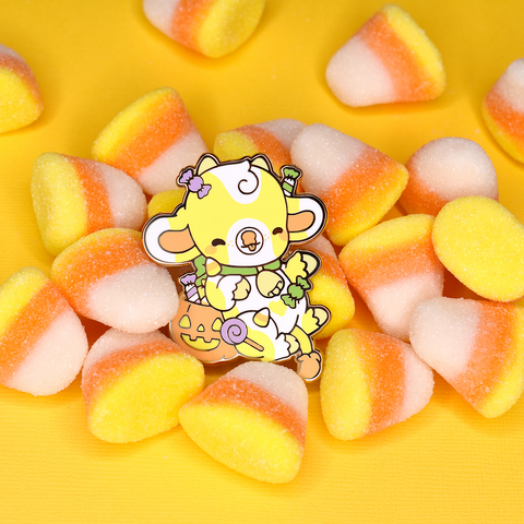 Sugar the Candy Cow Enamel Pin