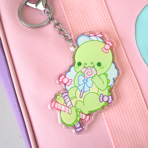Candy Croc Charm Keychain