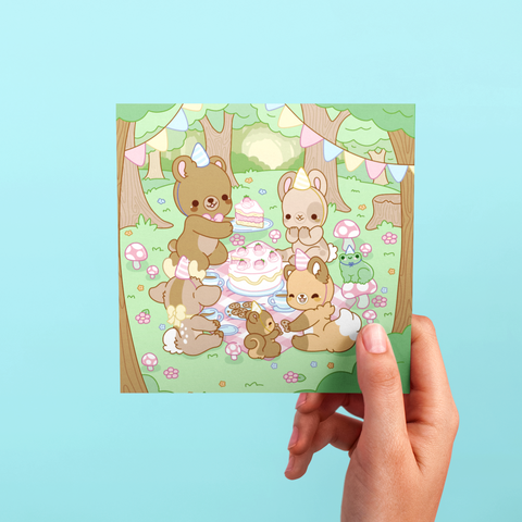 Forest Party Greeting Card