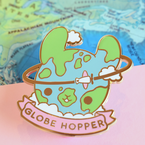 Globehopper Travel Enamel Pin