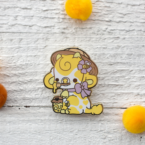 Bumble the Honey Cow Enamel Pin