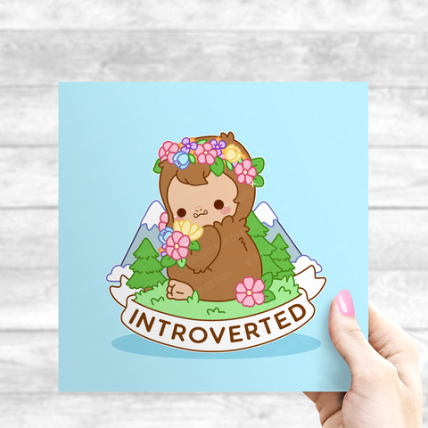 Introverted Bigfoot Print