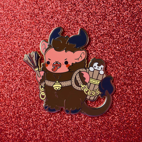 Krampus Nugget Enamel Pin