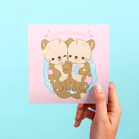 Made for Each Otter Valentine's Day Card