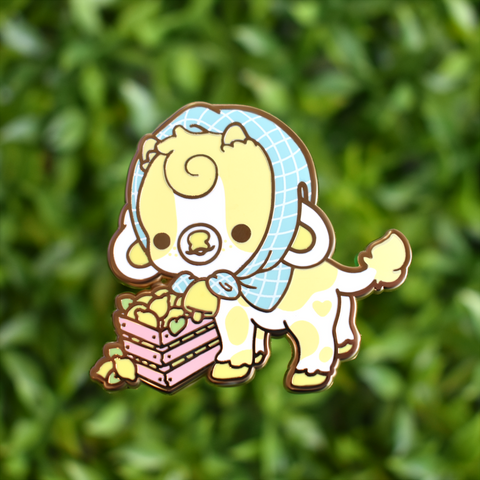 Meringue the Lemon Cow Enamel Pin