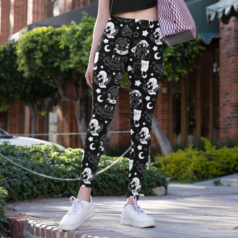 Black Paranormal Nuggets Leggings