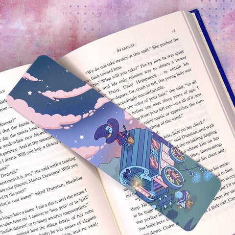 Flower Cliff Witch Bookmark