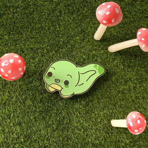 Tadpole Frog Nugget Enamel Pin