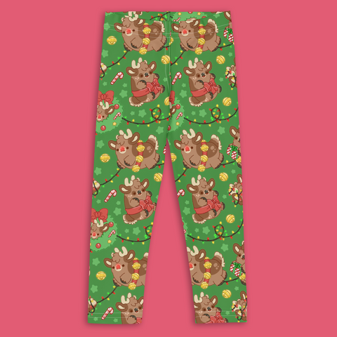 Reindeer Nuggets Kids Leggings