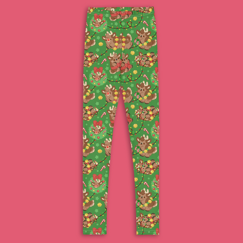 Reindeer Nuggets Youth Leggings