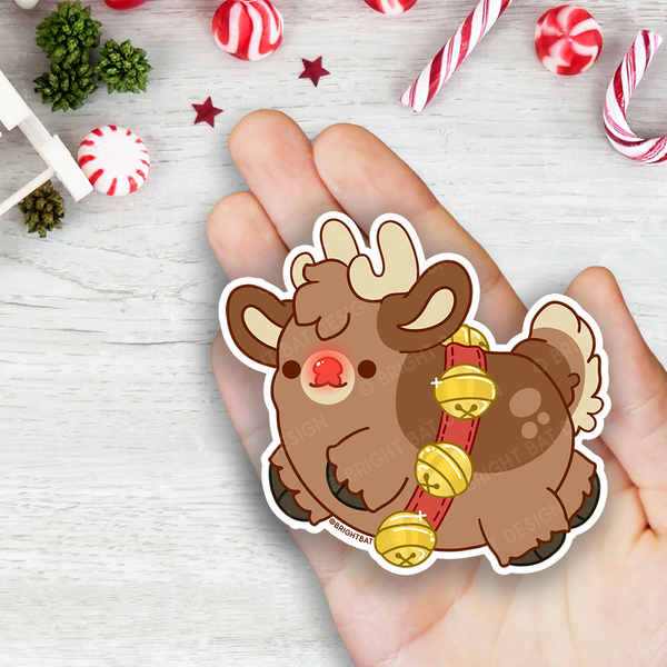 Rudolph the Reindeer Vinyl Sticker
