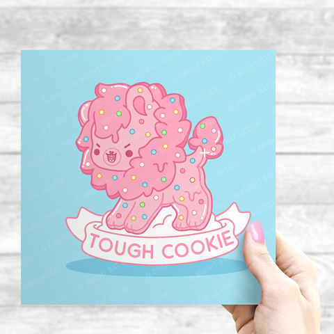 Tough Cookie Lion Print