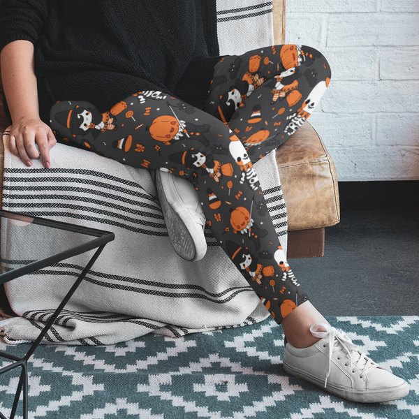 Vintage Halloween Plus Size Leggings