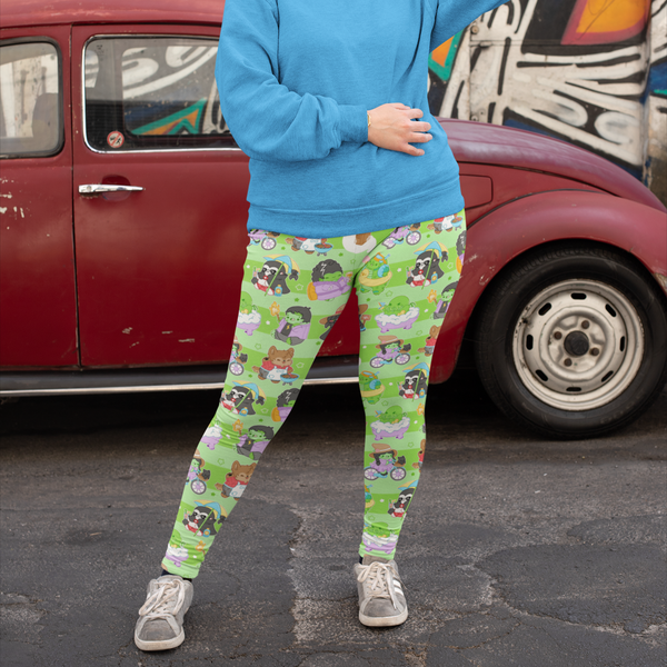 Vacation Monsters Plus Size Leggings
