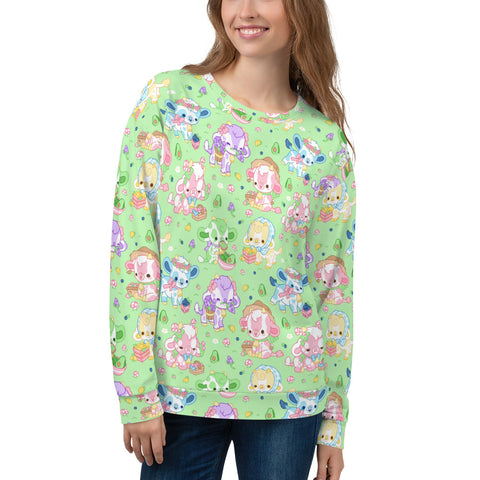 Garden Cows All-Over Sweatshirt