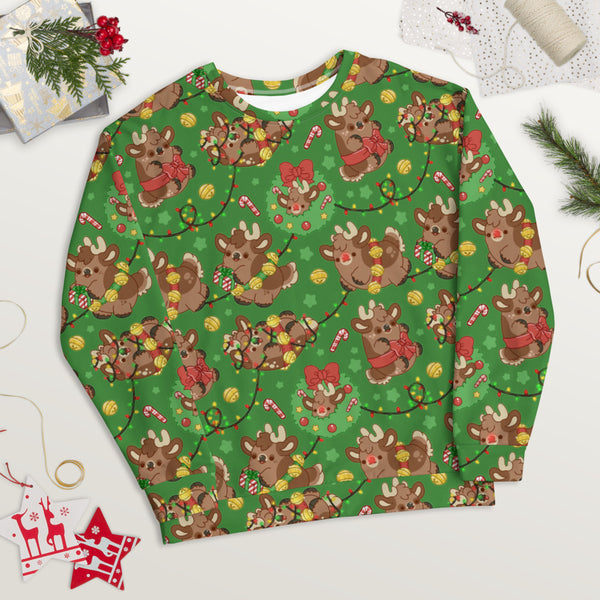 Reindeer Nuggets All-Over Sweatshirt