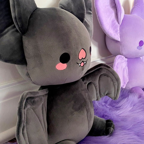 V1 Charcoal Bright Bat Plushie