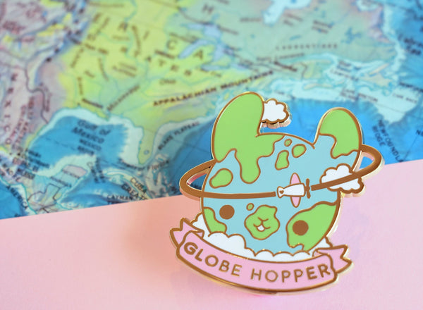 Globehopper Travel Enamel Pin