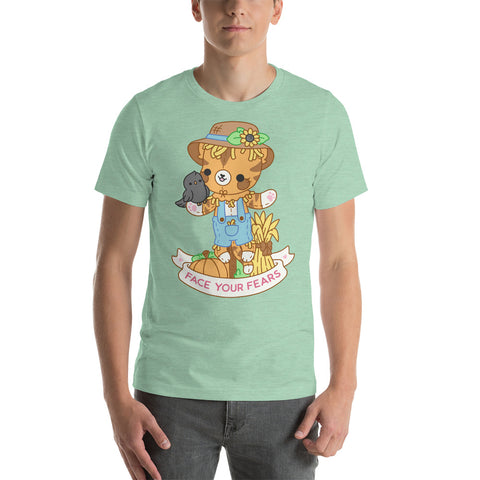 Face Your Fears Scarecrow Cat TShirt