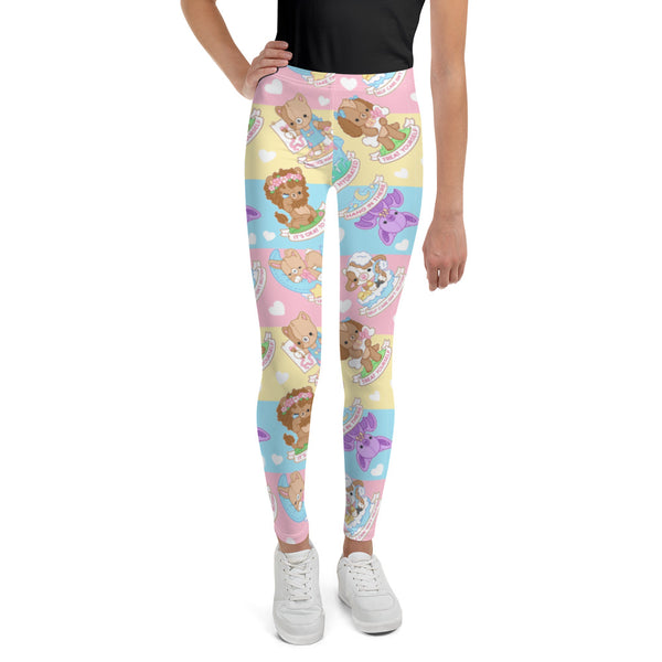 Self Care Plushie Pals Youth Leggings