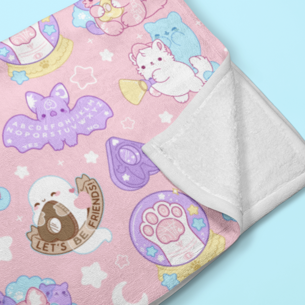 Paranormal Nuggets (Pastel) Throw Blanket