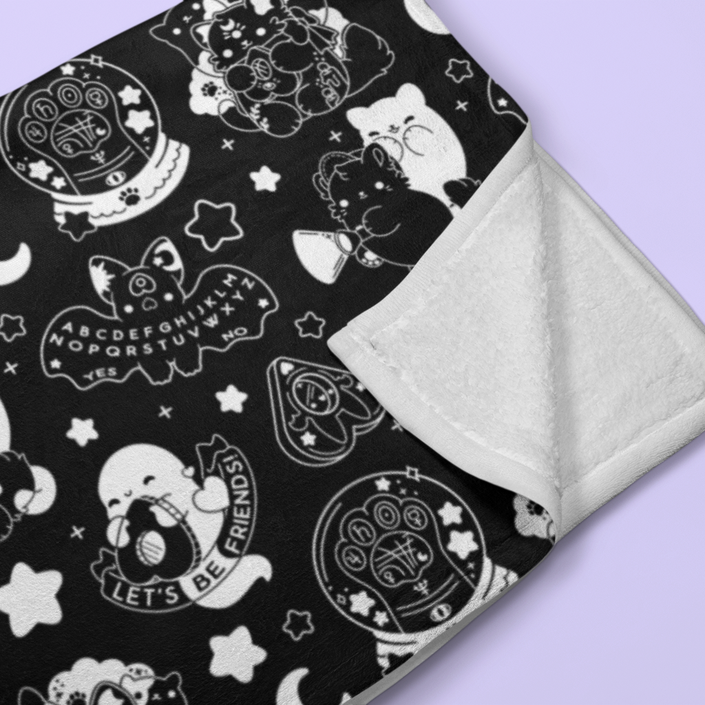 Paranormal Nuggets (Black) Throw Blanket
