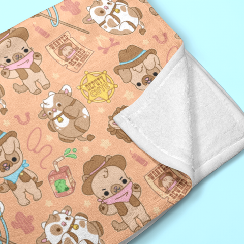 Kawaiild West Throw Blanket