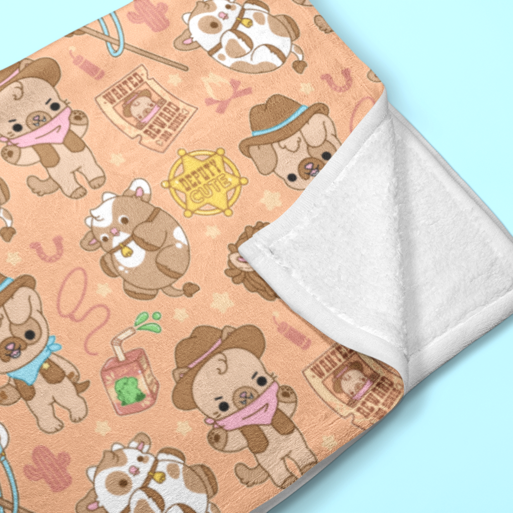 Kawaiild West Throw Blanket