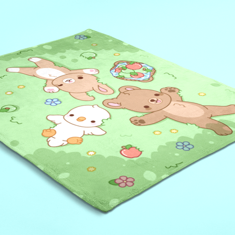 Apple Pals Throw Blanket