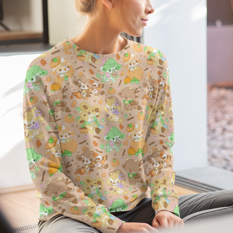 Harvest Cows All-Over Sweatshirt