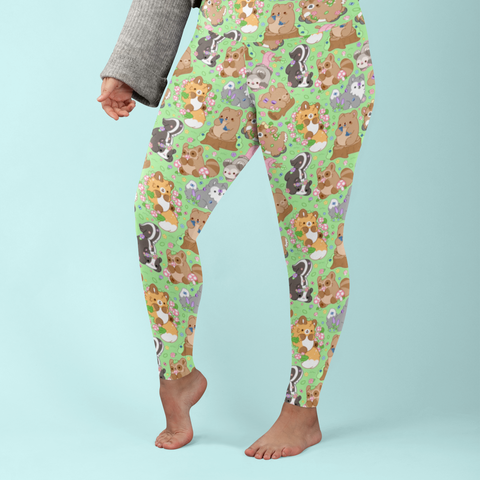 Plus Size Forest Nugget Leggings