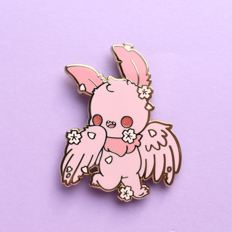 Sakura Mothman Enamel Pin