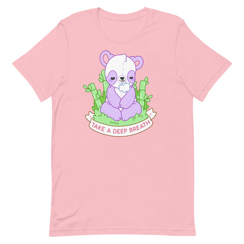 Take A Deep Breath Panda TShirt