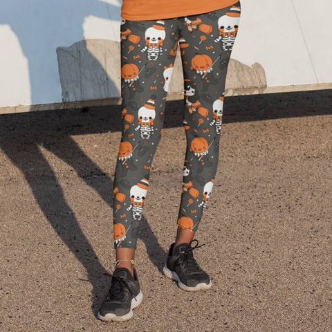Vintage Halloween Youth Leggings