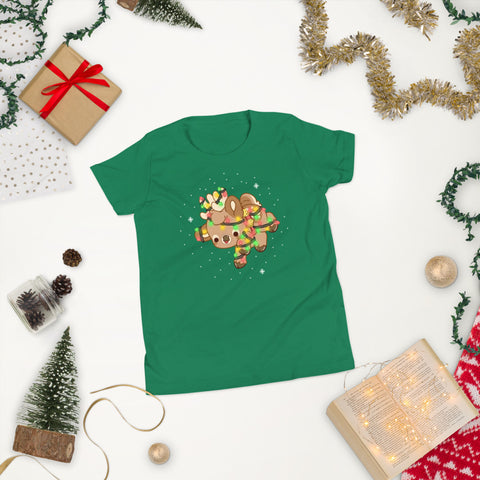 Tangled Reindeer Kids TShirt