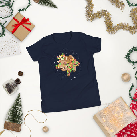Tangled Reindeer Kids TShirt
